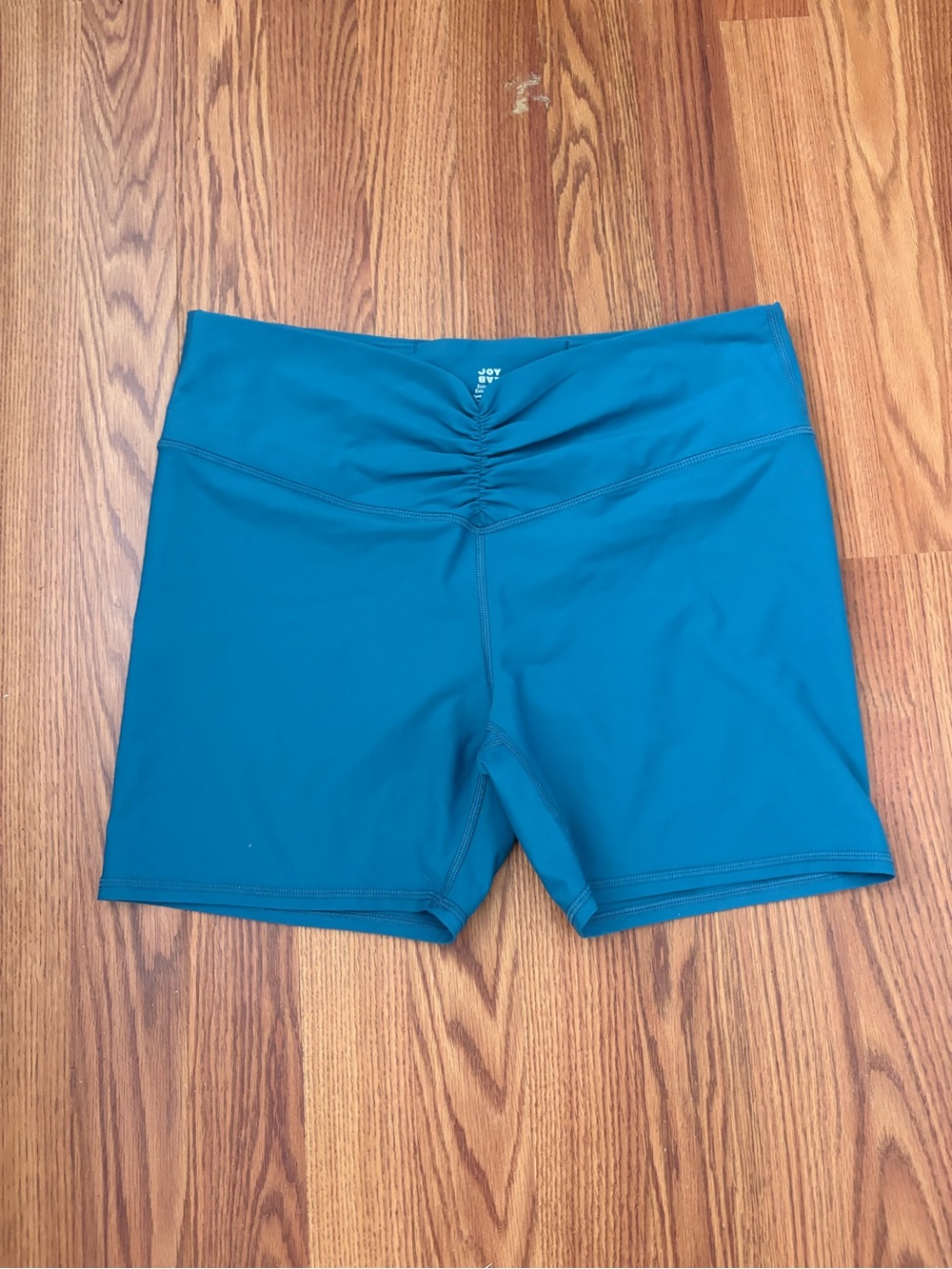 JoyLab Teal High-Rise Bike Shorts